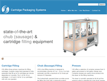 Tablet Screenshot of cartridgepackaging.com
